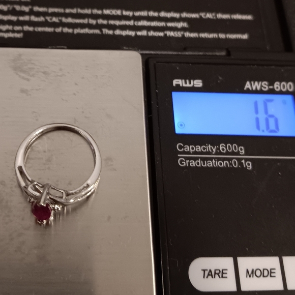❗️LAST DROP! 10K White Gold Ring Kay Jewelers Lab Ruby Diamonds Solid real 10kt - Picture 5 of 8